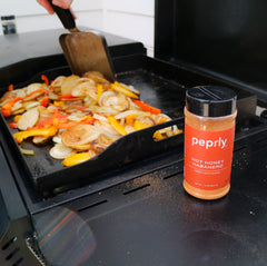 peprly Hot Honey Habanero sweet heat seasoning blend bottle