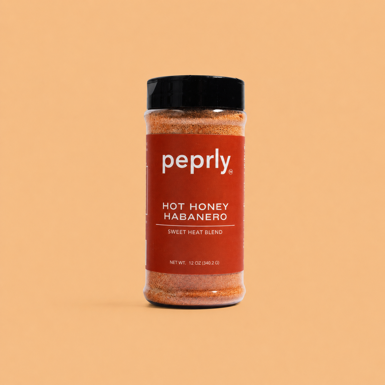 peprly Hot Honey Habanero sweet heat seasoning blend bottle